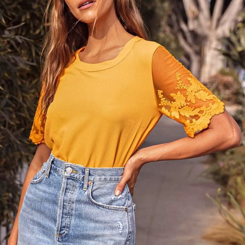 yellow top for summer product image